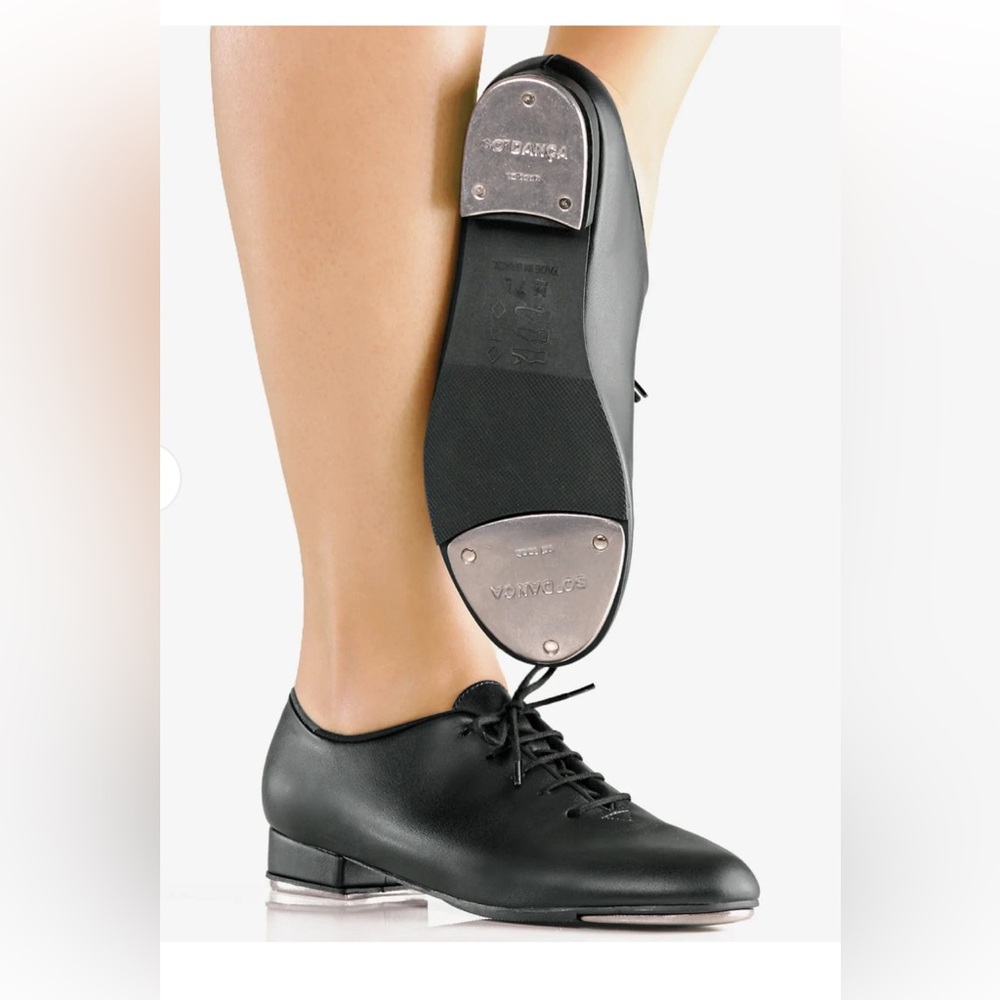 So Danca Torrin TA05 Lace-up Tap Shoes in Black - Unisex Size 3
